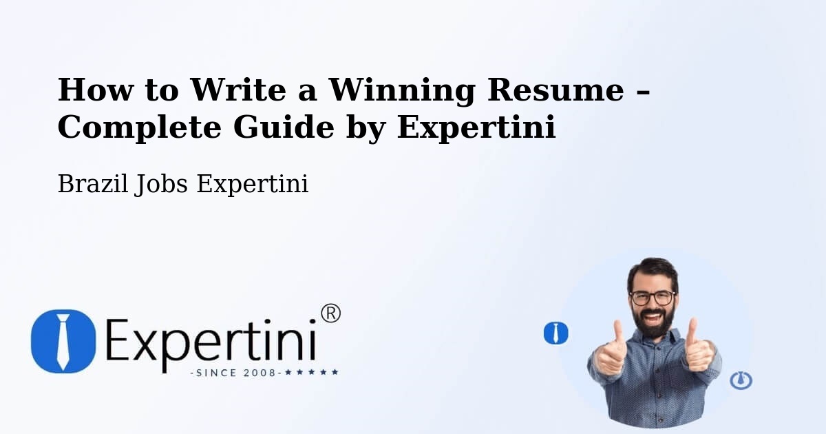 Resume Writing Guide for Job Seekers – Amapá - Amapá, Brazil Jobs Expertini